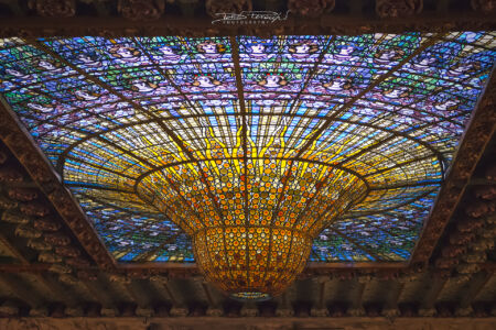 Soffitto Del Palau De La Musica Catalana